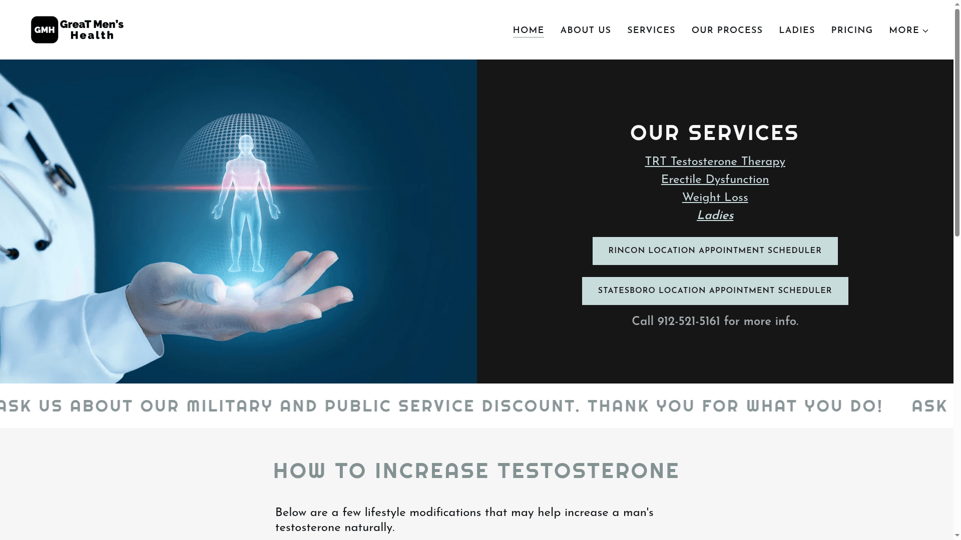 Cody Ward PA website