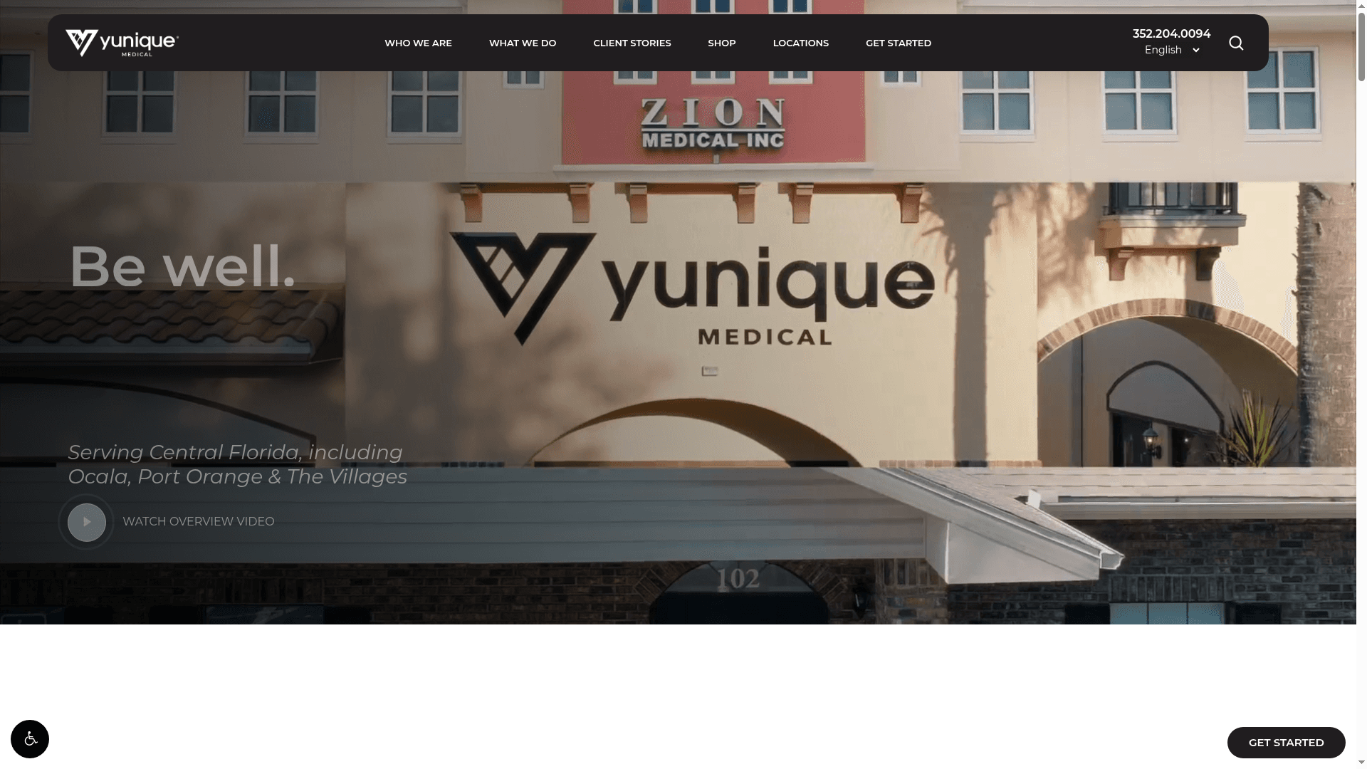 Yunique Medical website