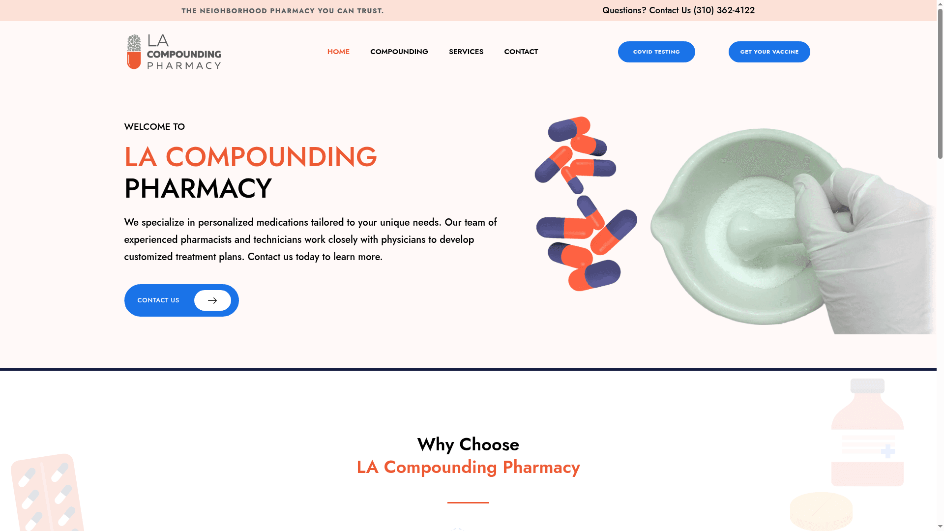 Kare Pharmacy website