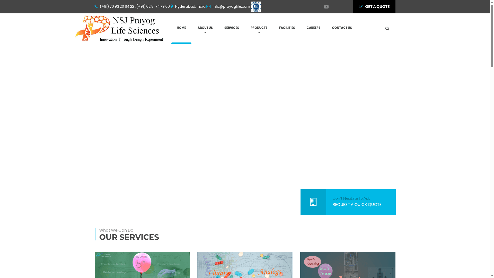 NSJ Prayog Life Sciences Pvt Ltd website