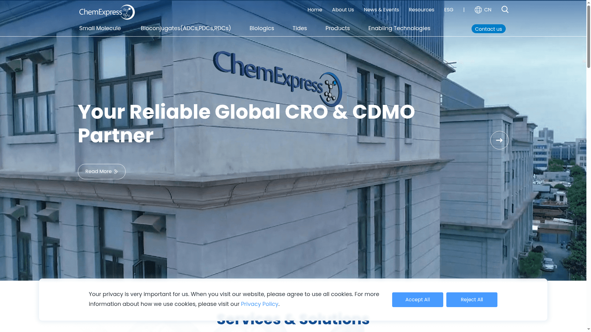 ChemExpress (Shanghai Haoyuan) website