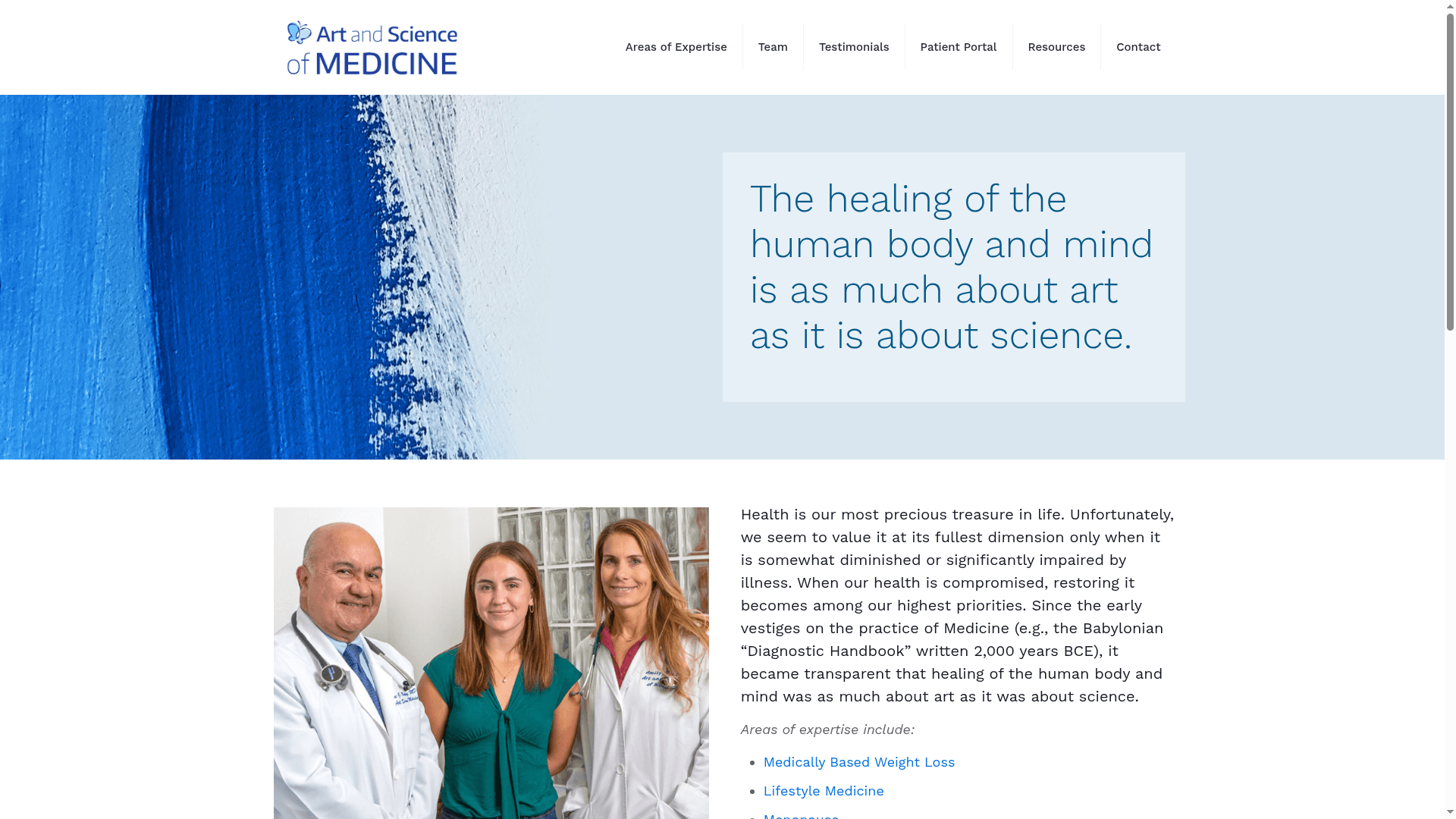 The Art and Science of Medicine website