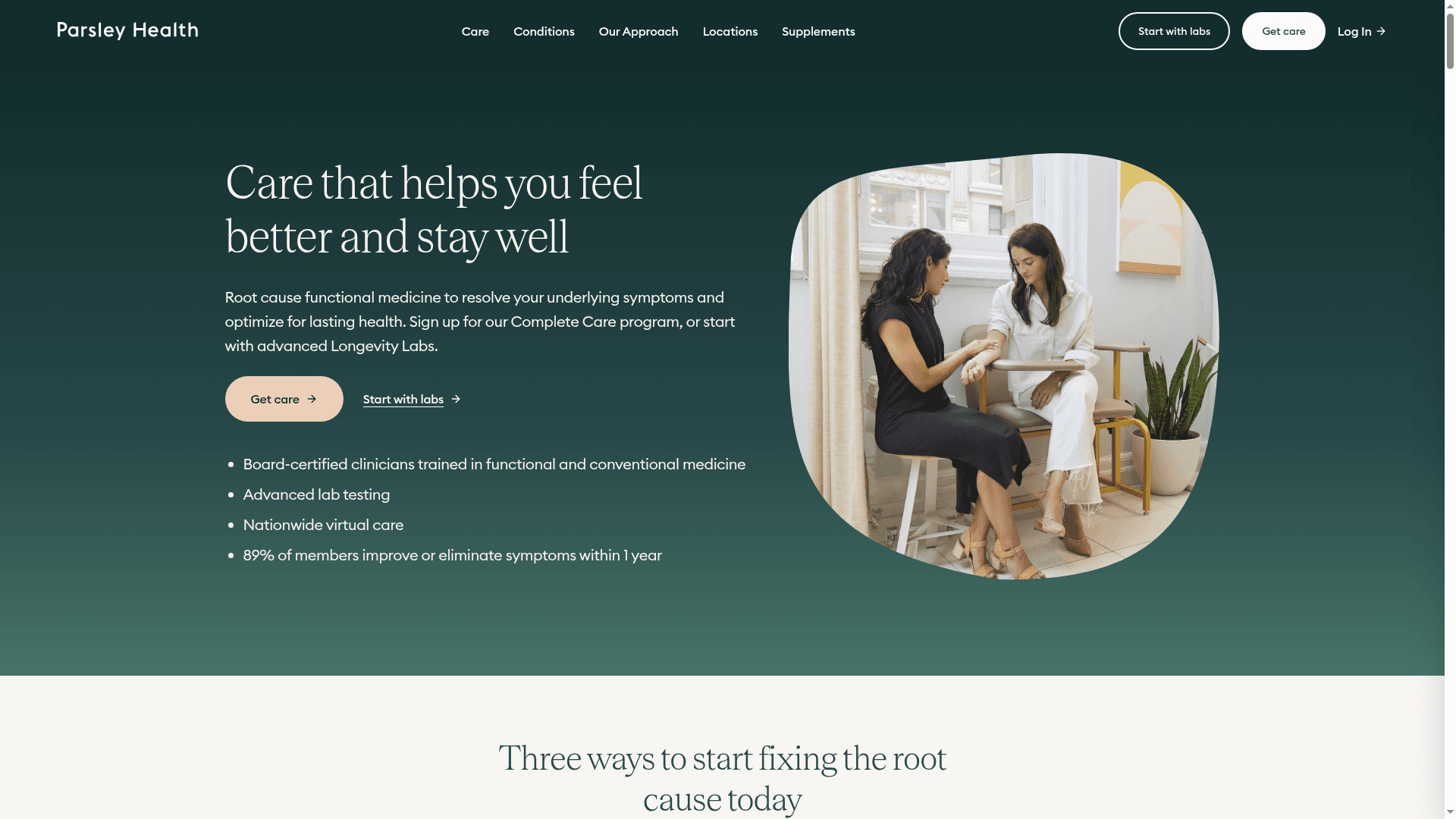 Parsley Health website