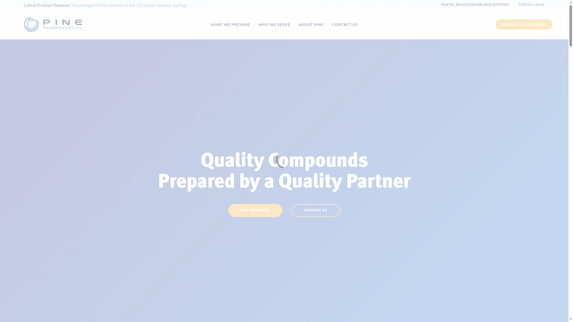 Pine Pharmaceuticals, LLC website