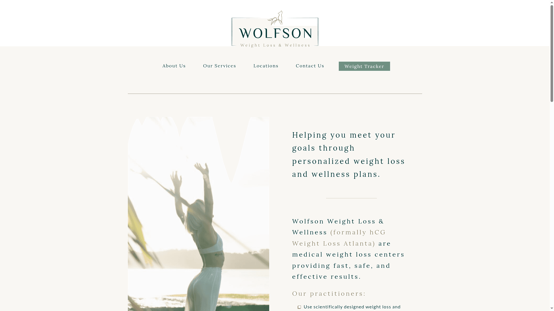Wolfson Weight Loss &amp; Wellness website