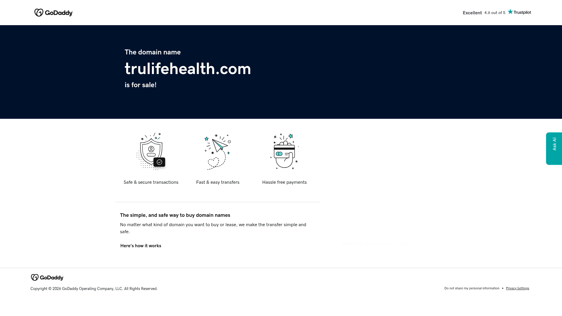 TruLife Health website