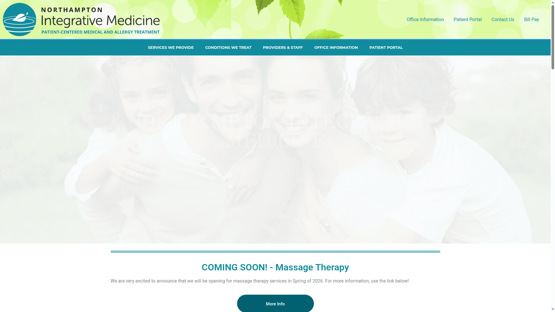 Northampton Integrative Medicine website
