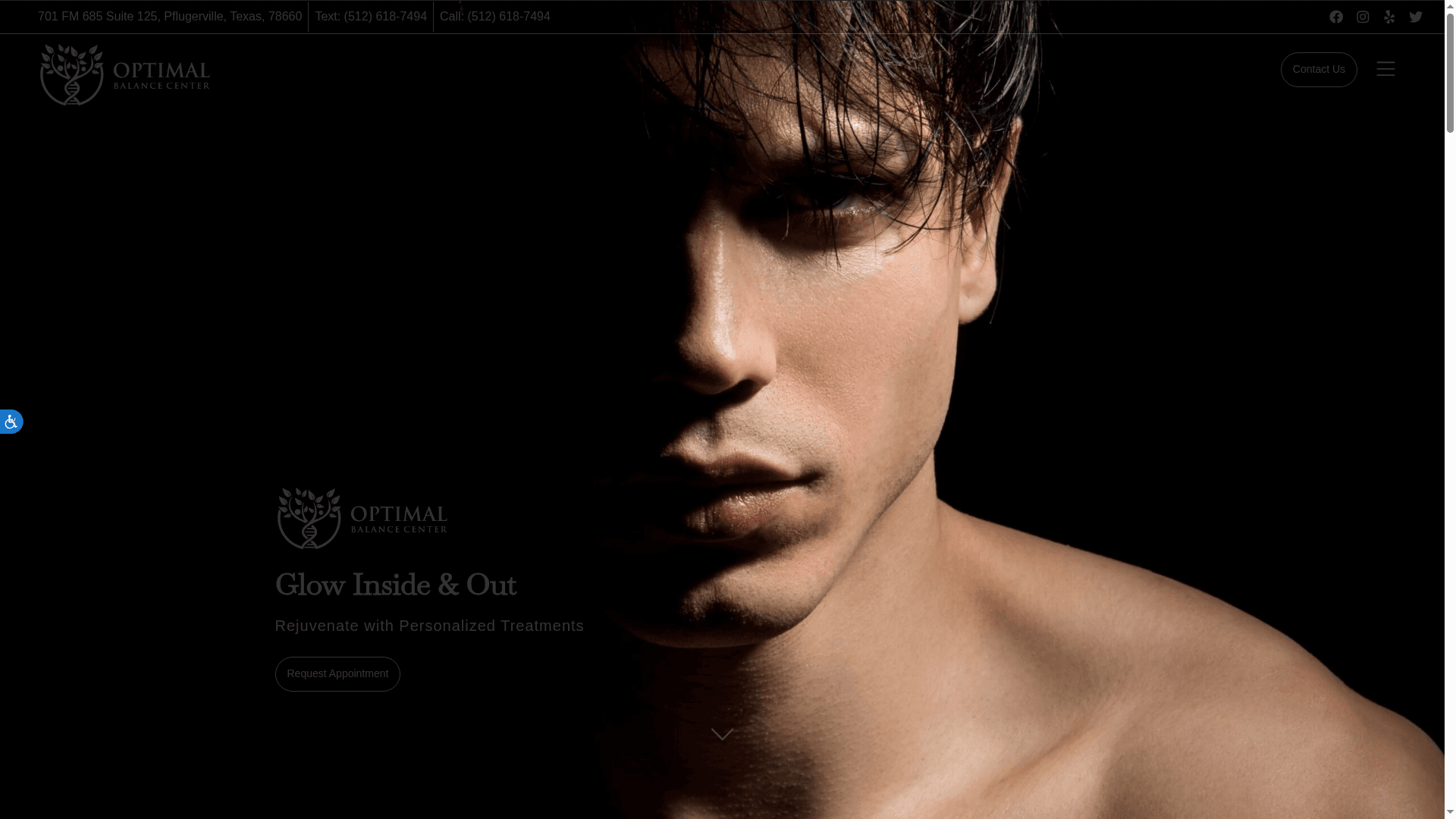 Optimal Balance Center website