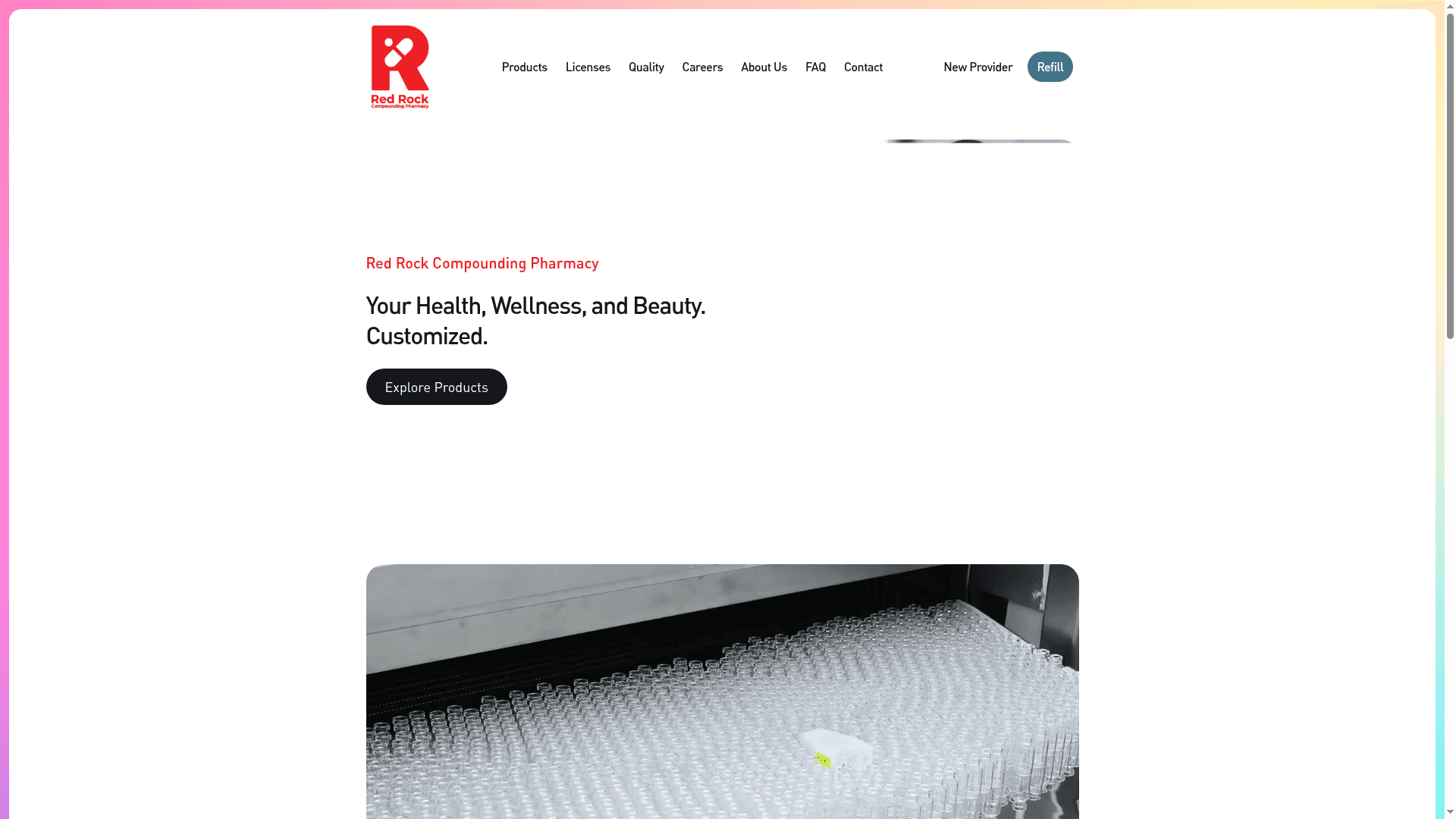 Red Rock Compounding website