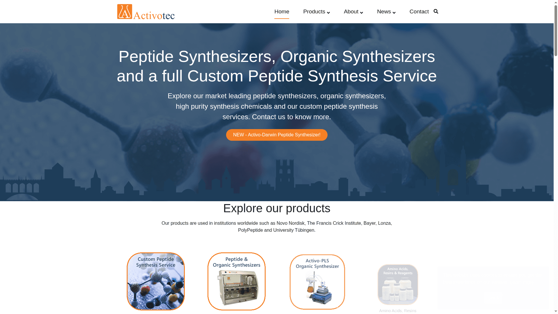 Activotec Ltd website