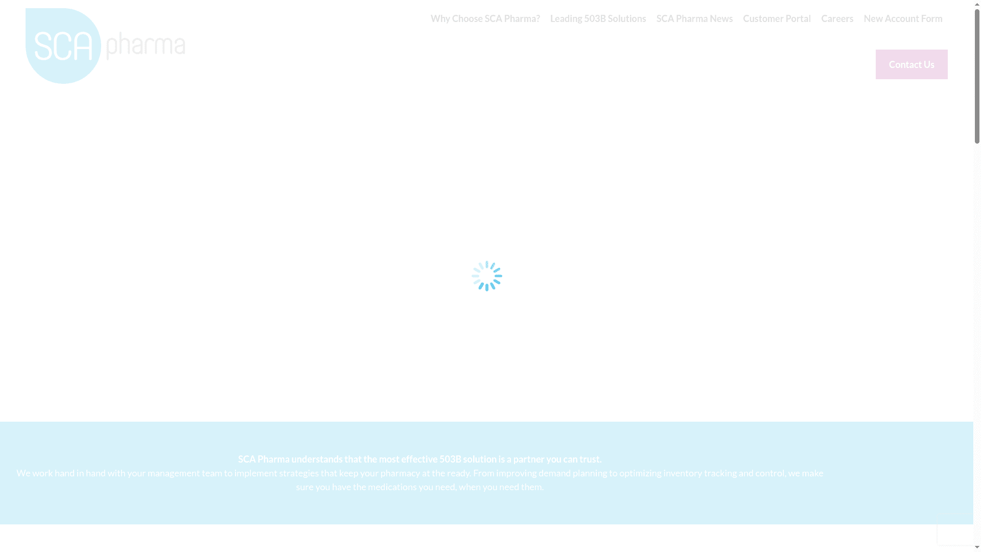 SCA Pharmaceuticals website