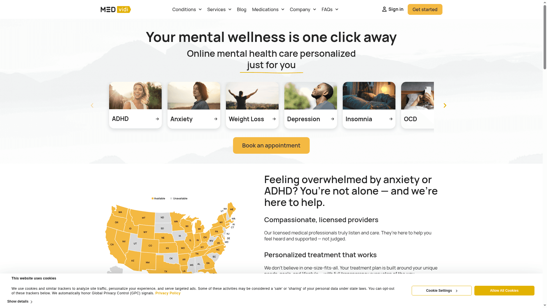 MEDVi website