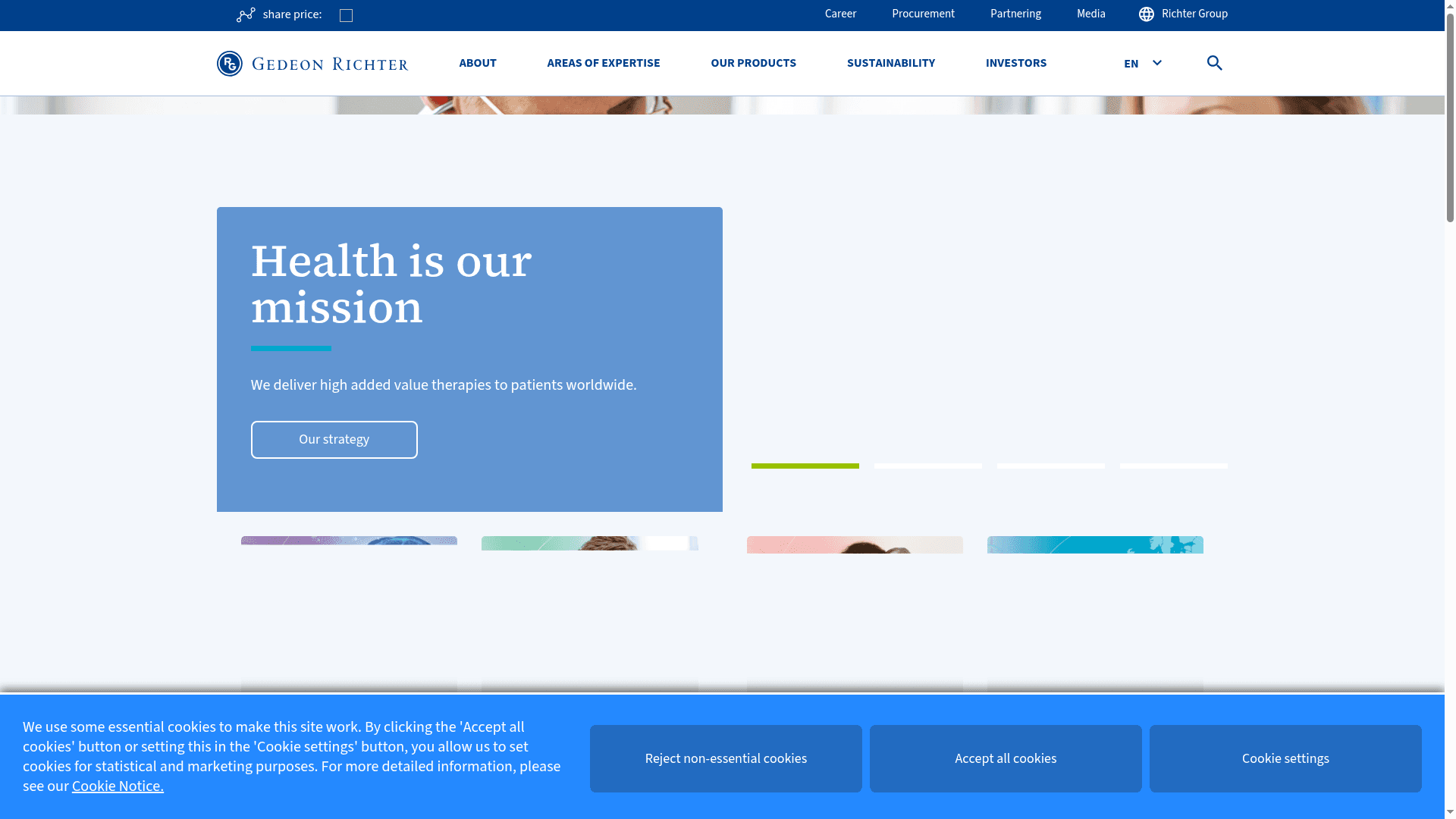 Gedeon Richter Plc website