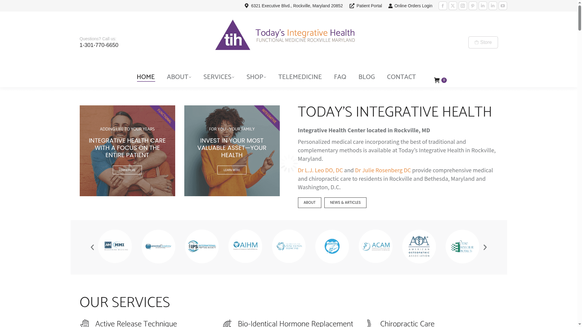 Today’s Integrative Health website