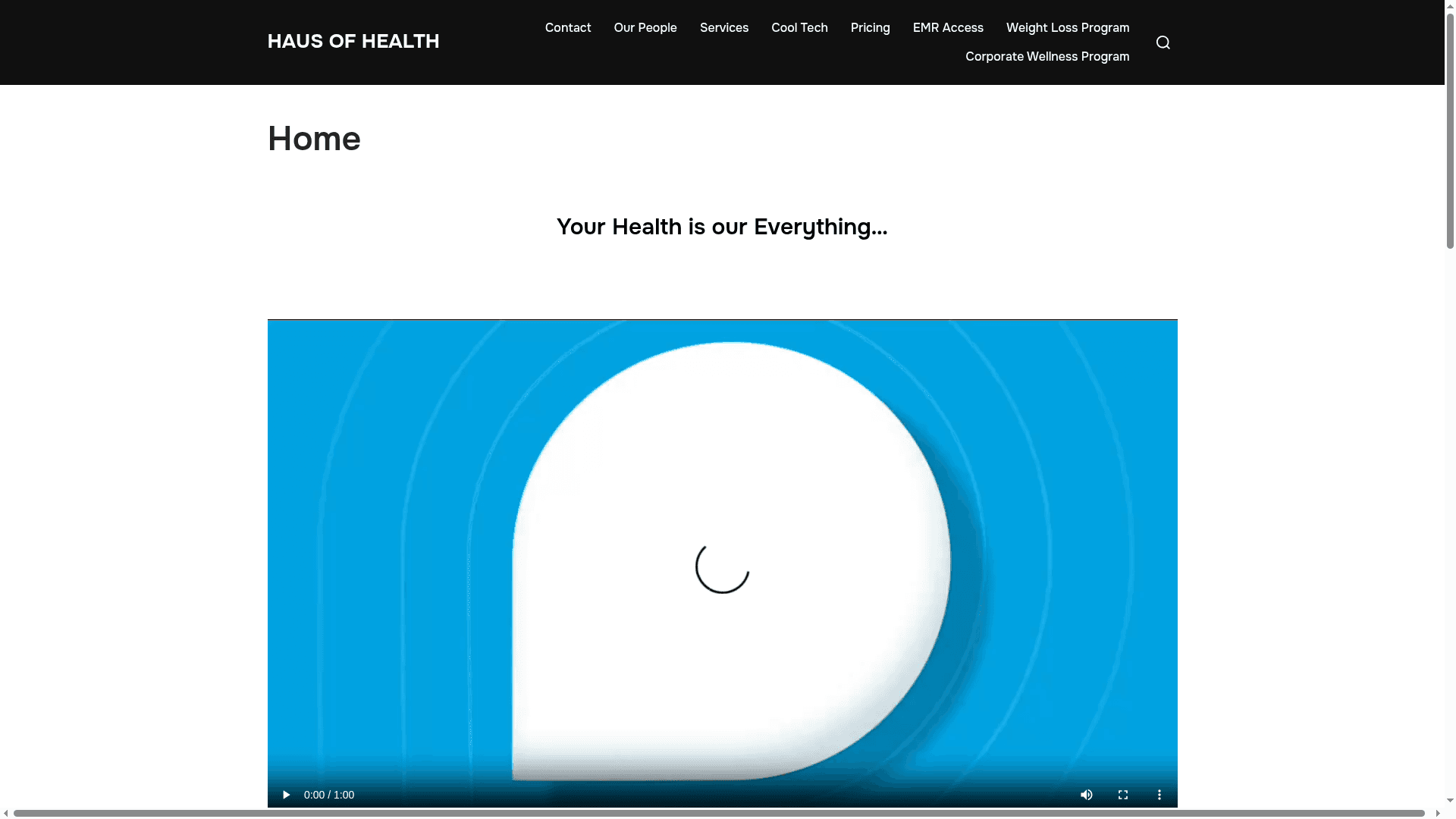 Nizhoni Functional Medicine website