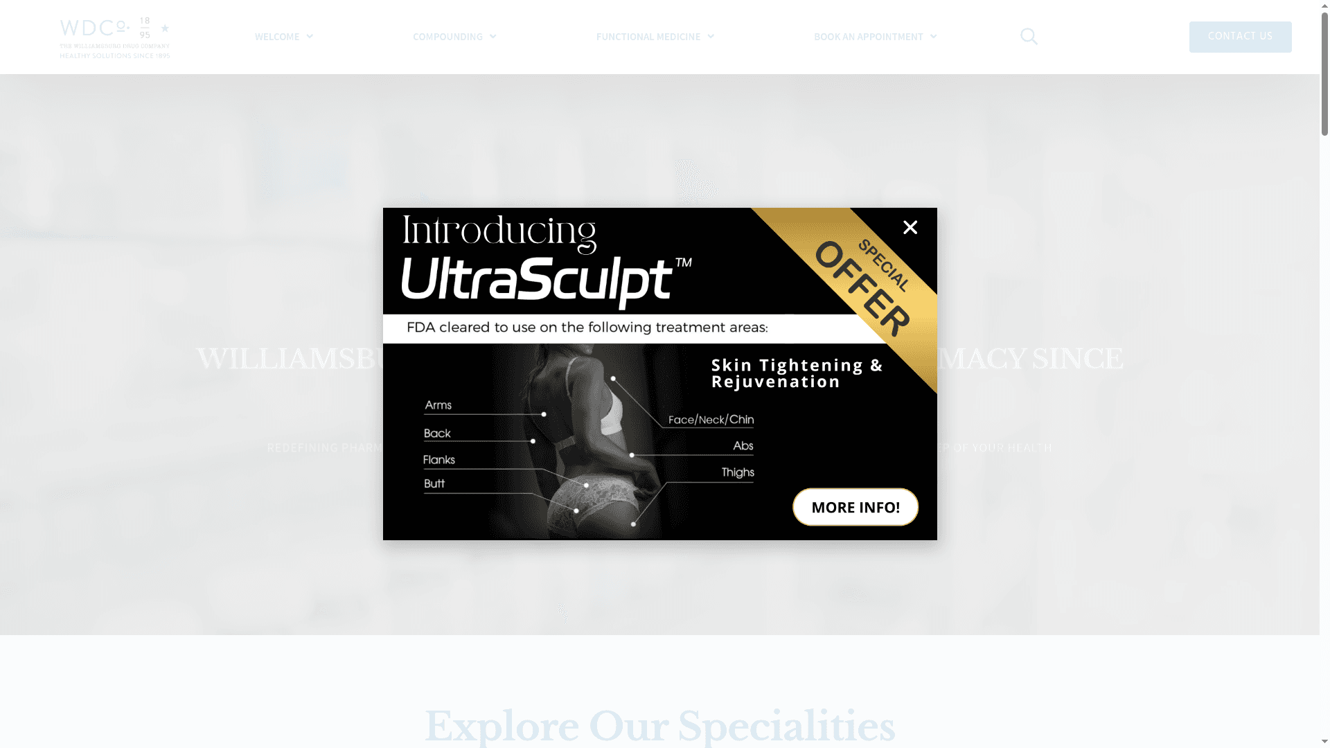 Williamsburg Drug website