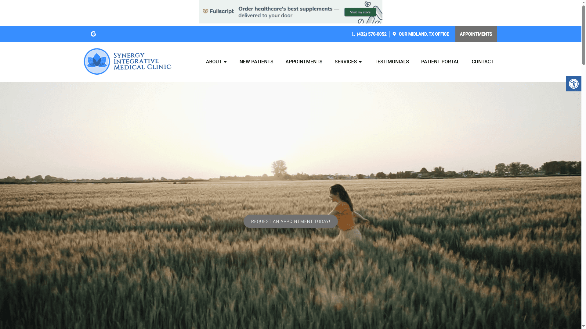 Synergy Integrative Medical Clinic website