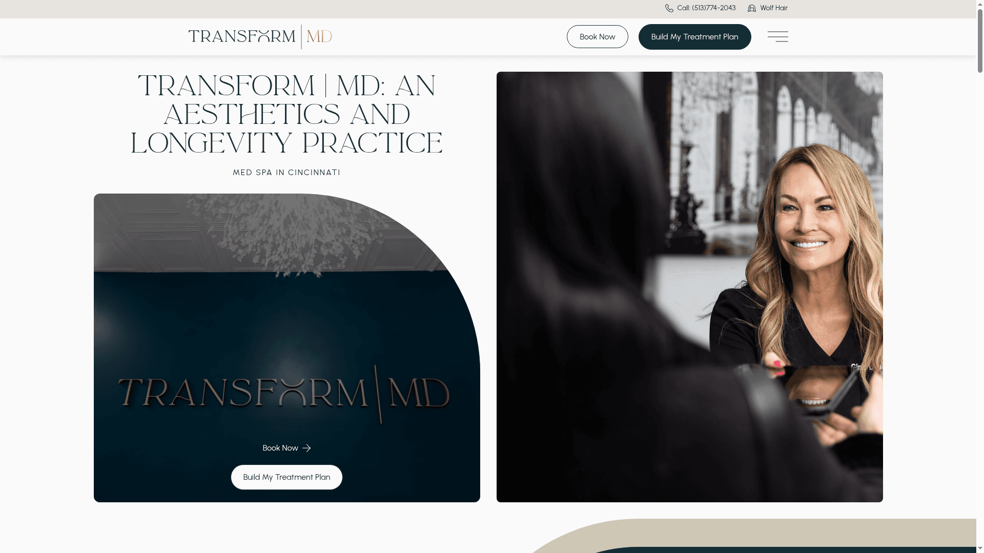 Limelight Laser and Medical Spa website