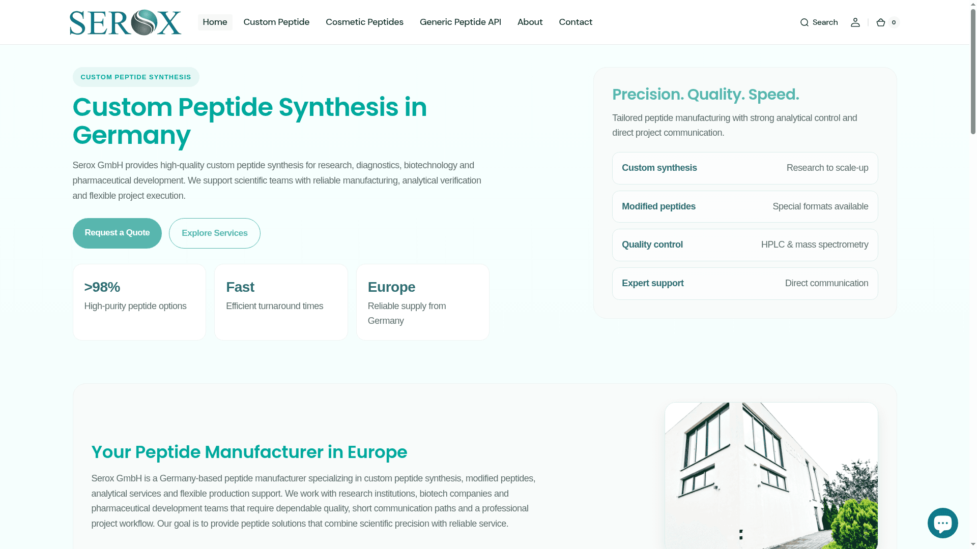 Serox GmbH website