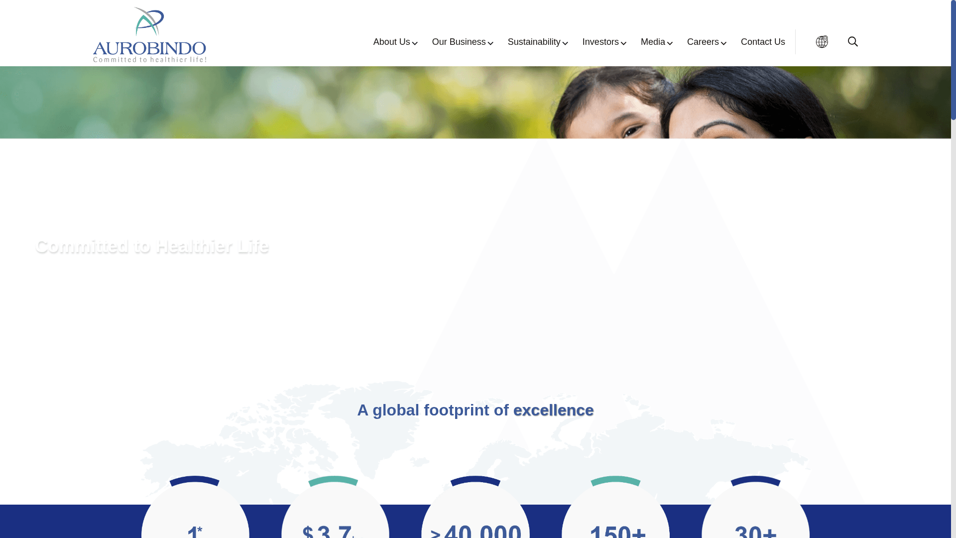 Aurobindo Pharma website