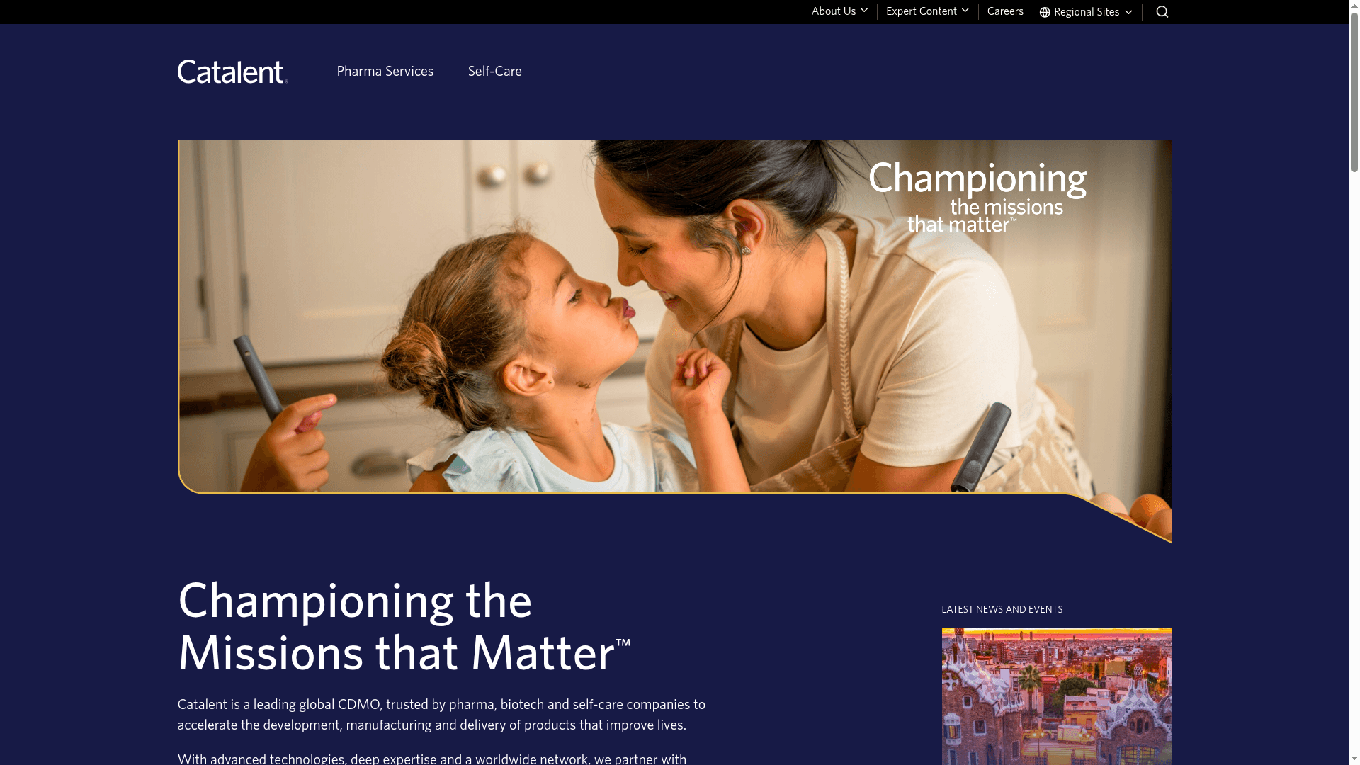 Catalent (now Novo Holdings) website