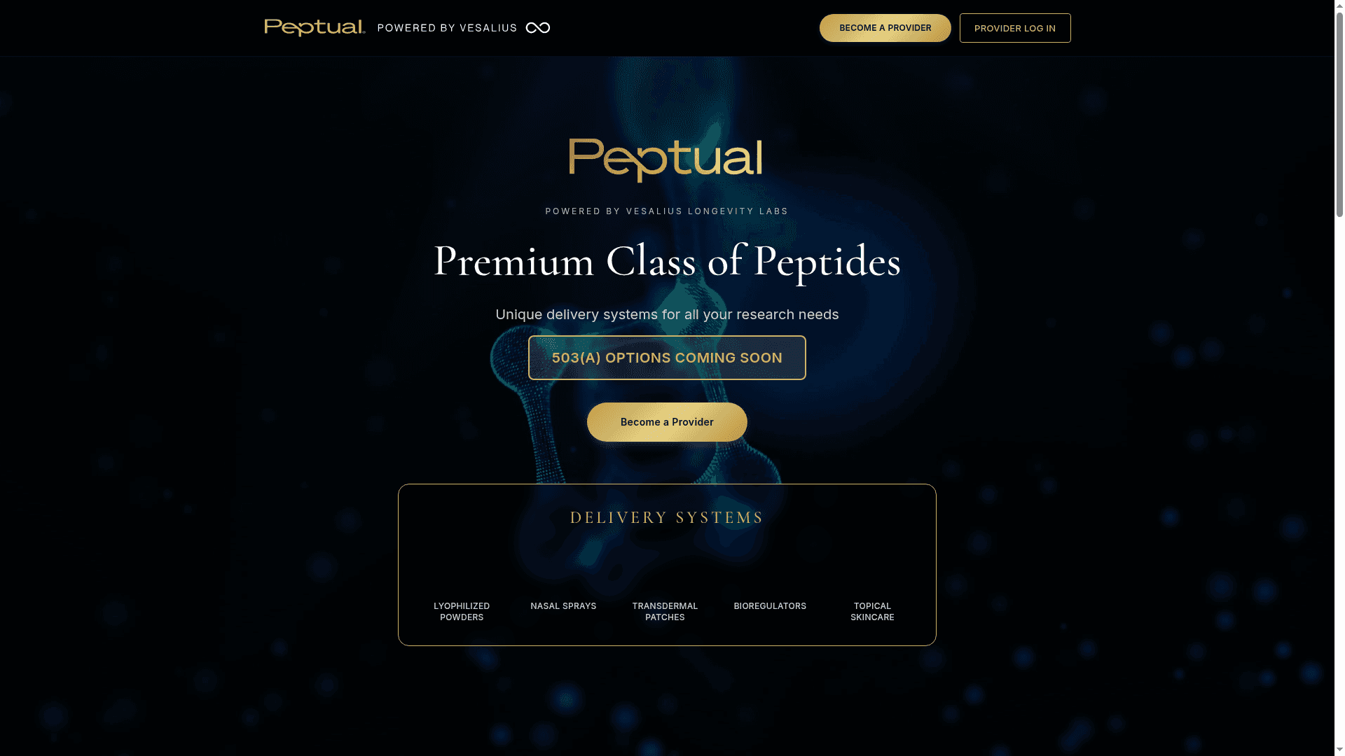 Peptual website