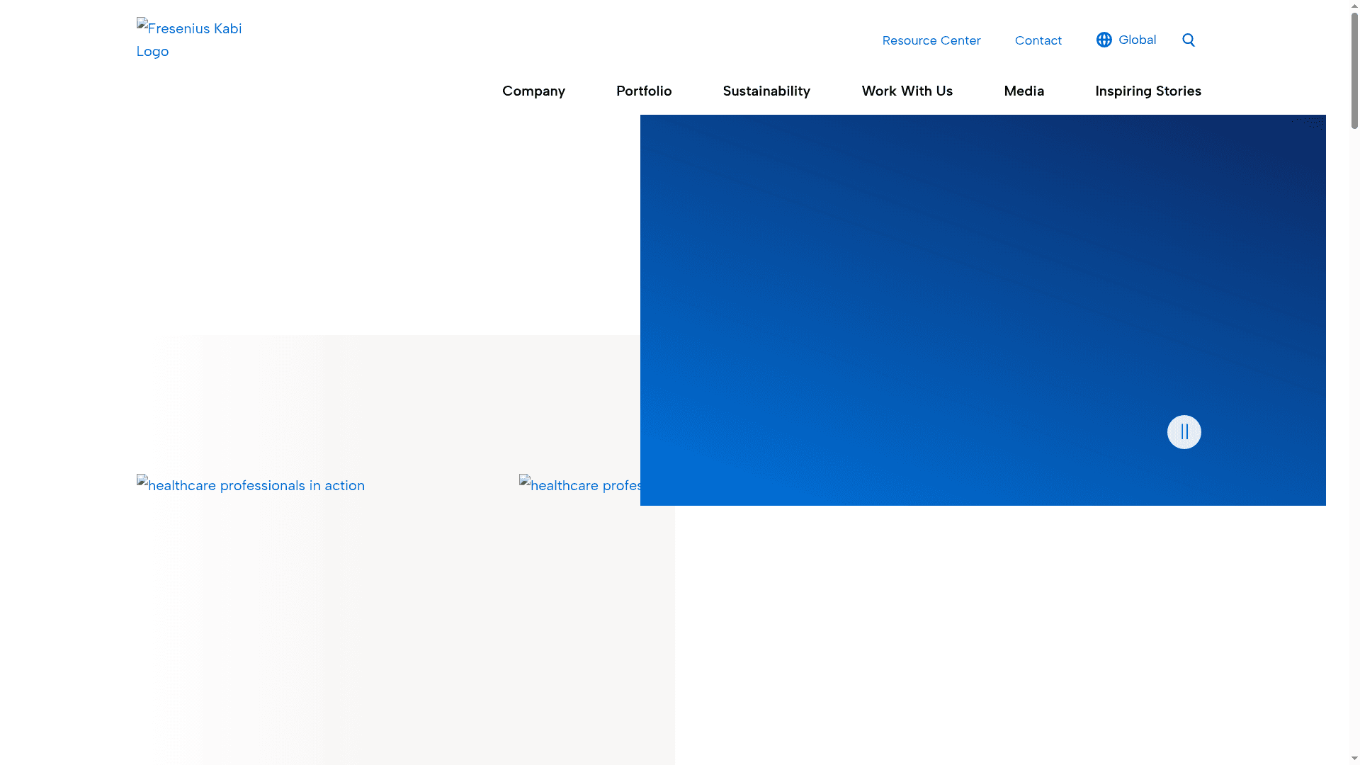Fresenius Kabi iPSUM website