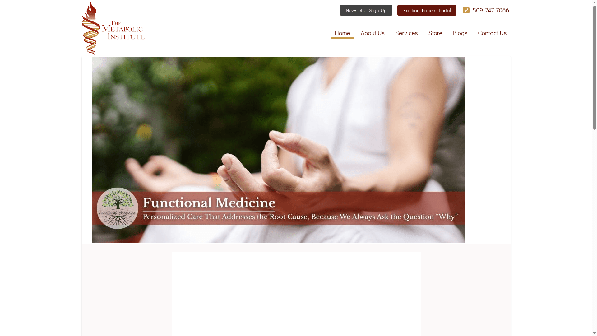 The Metabolic Institute website
