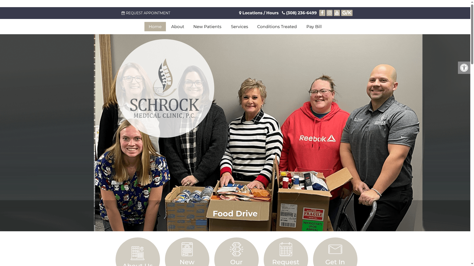 Schrock Medical Clinic website