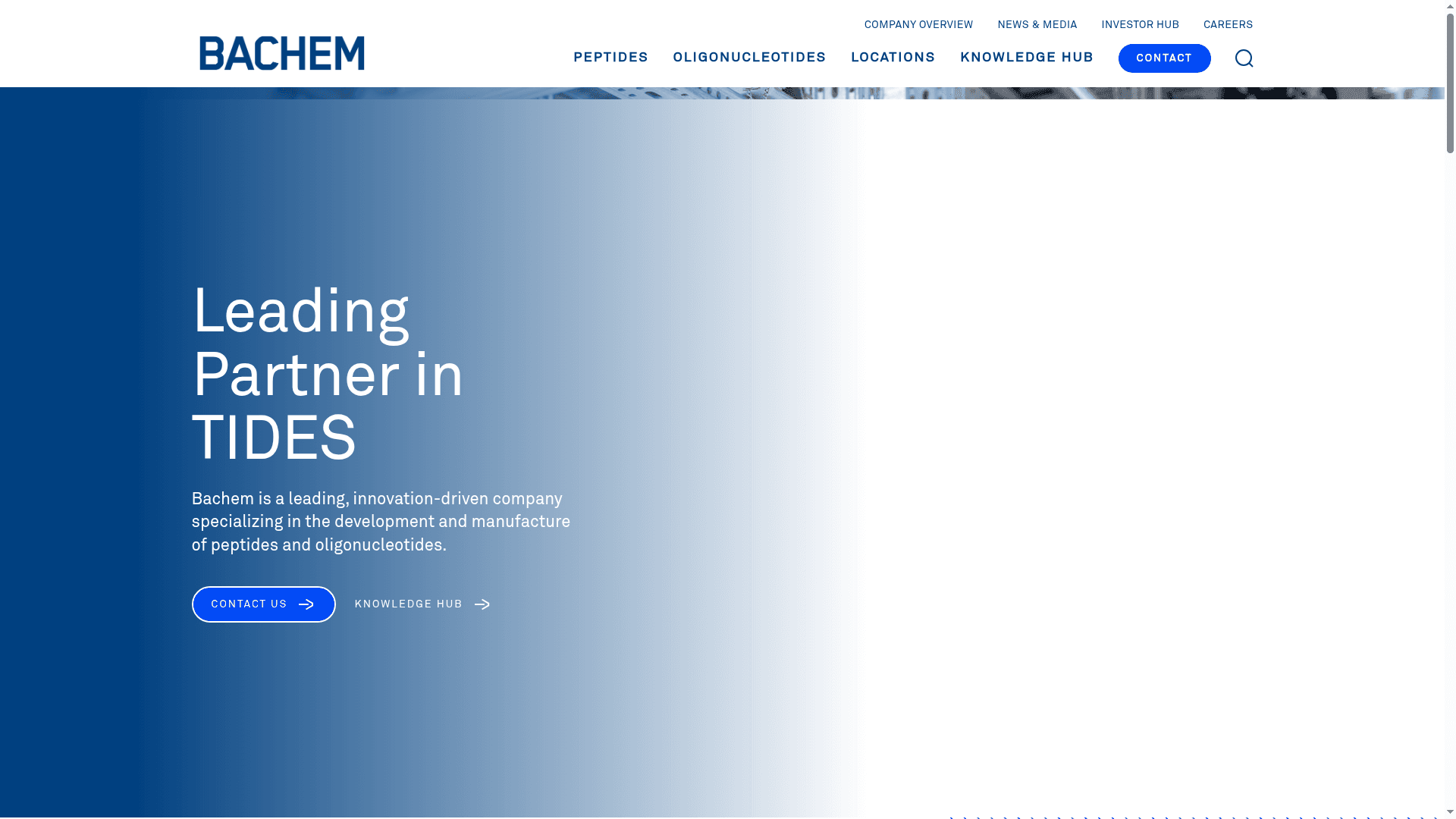 Bachem Americas website