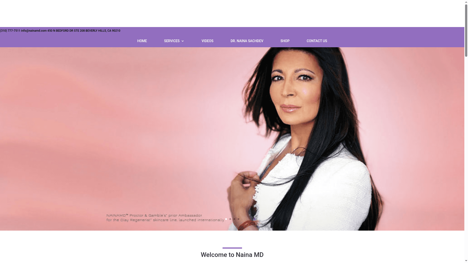 NAINA MD BEVERLY HILLS ANTI website