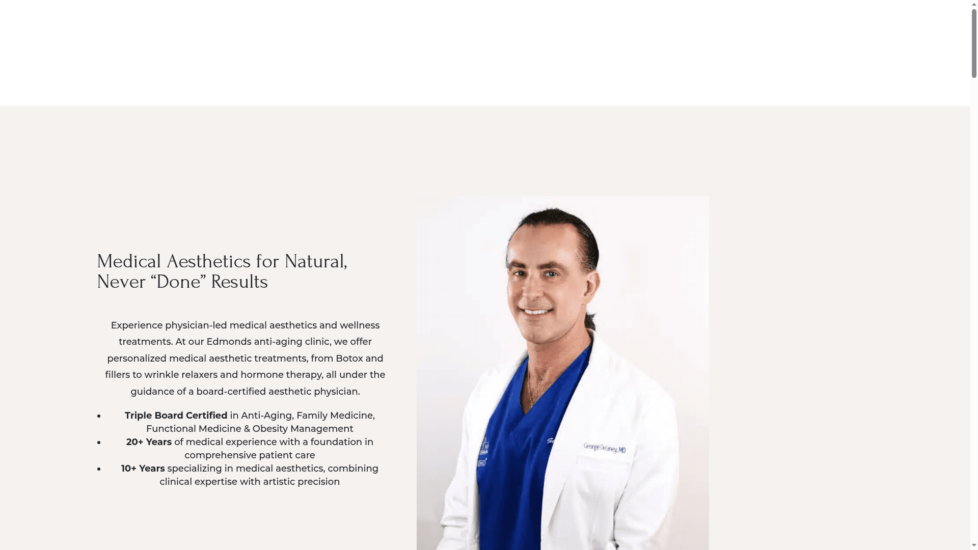 Elysium Medical Arts Center website