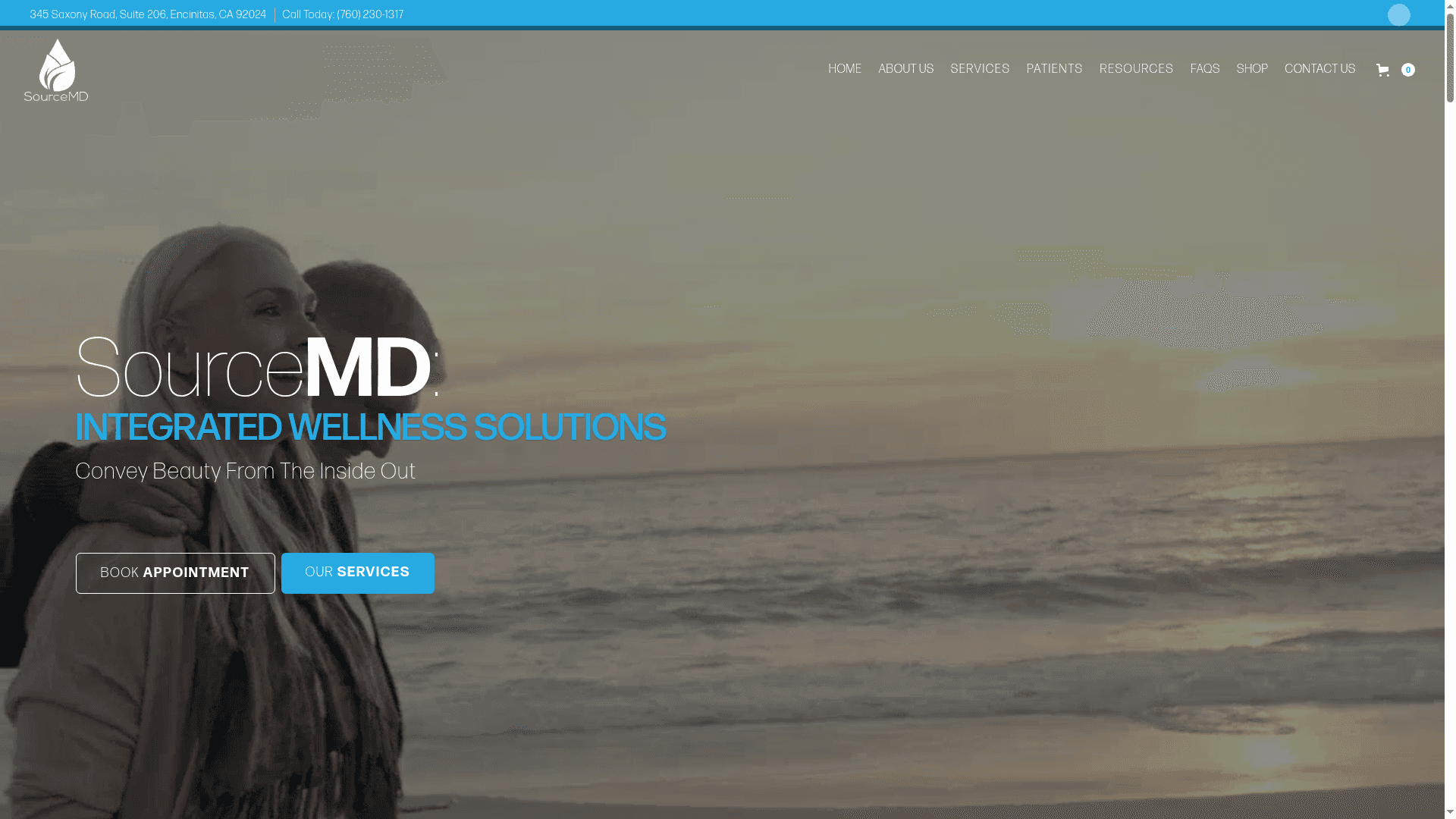 SourceMD: Integrated Wellness Solutions website