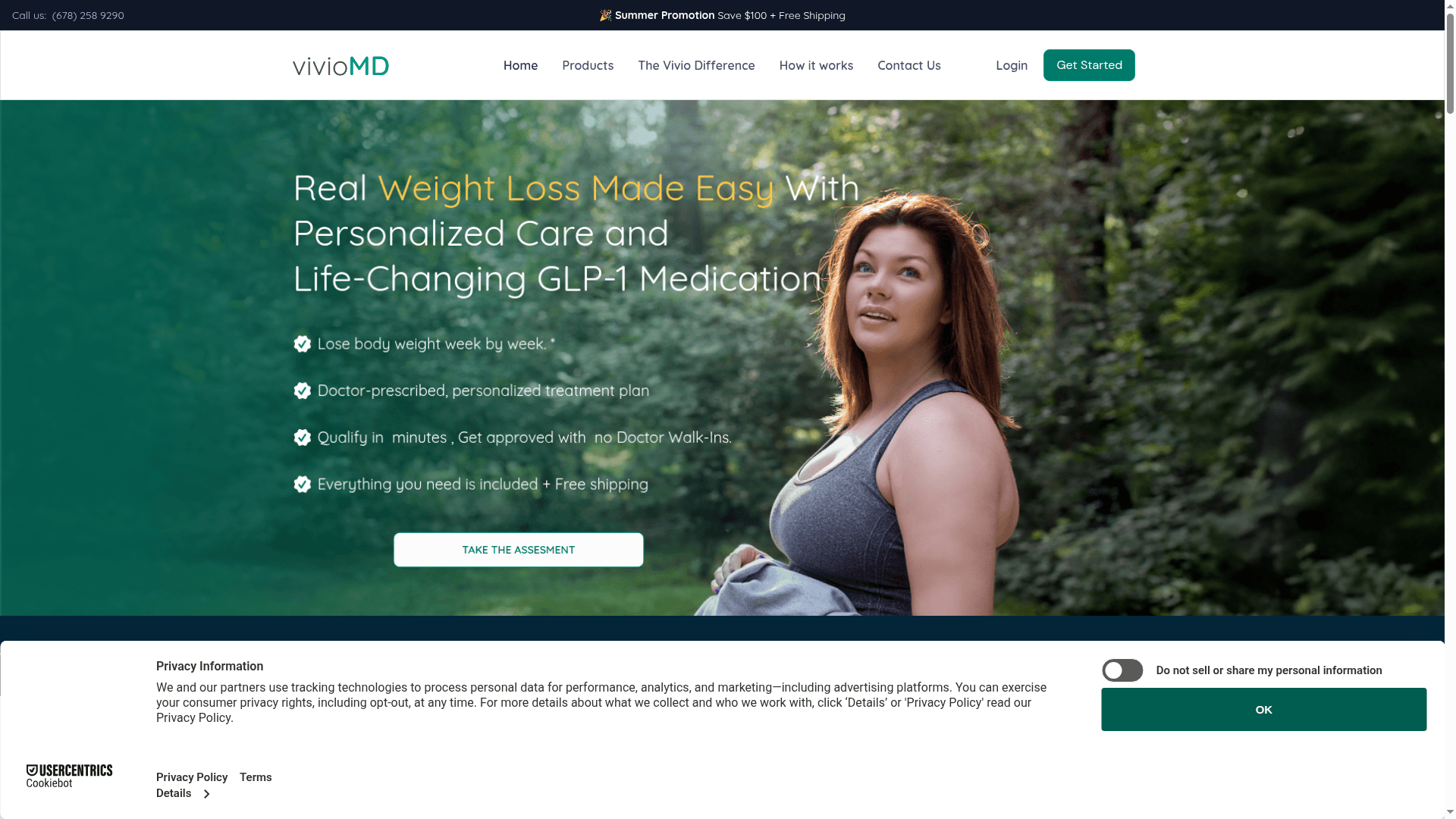 VivioMD website