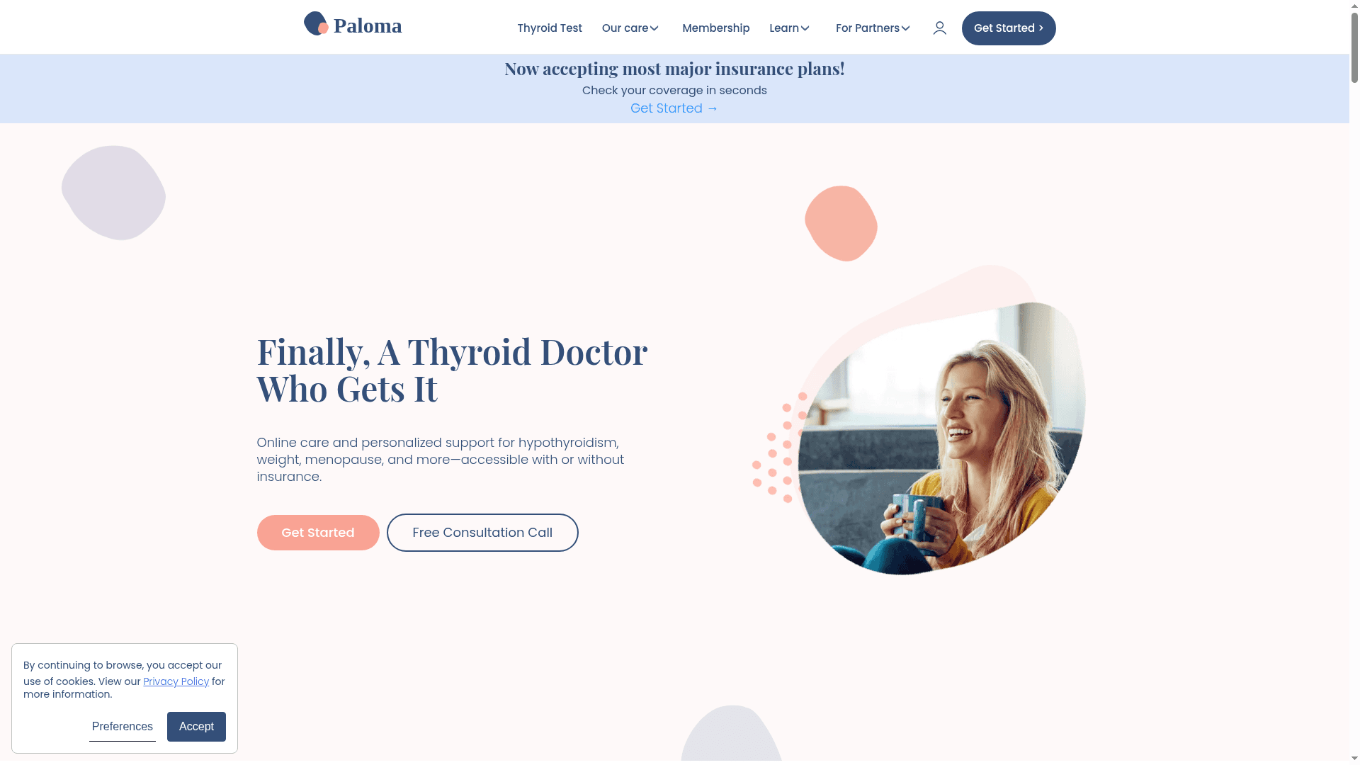 Paloma Health website