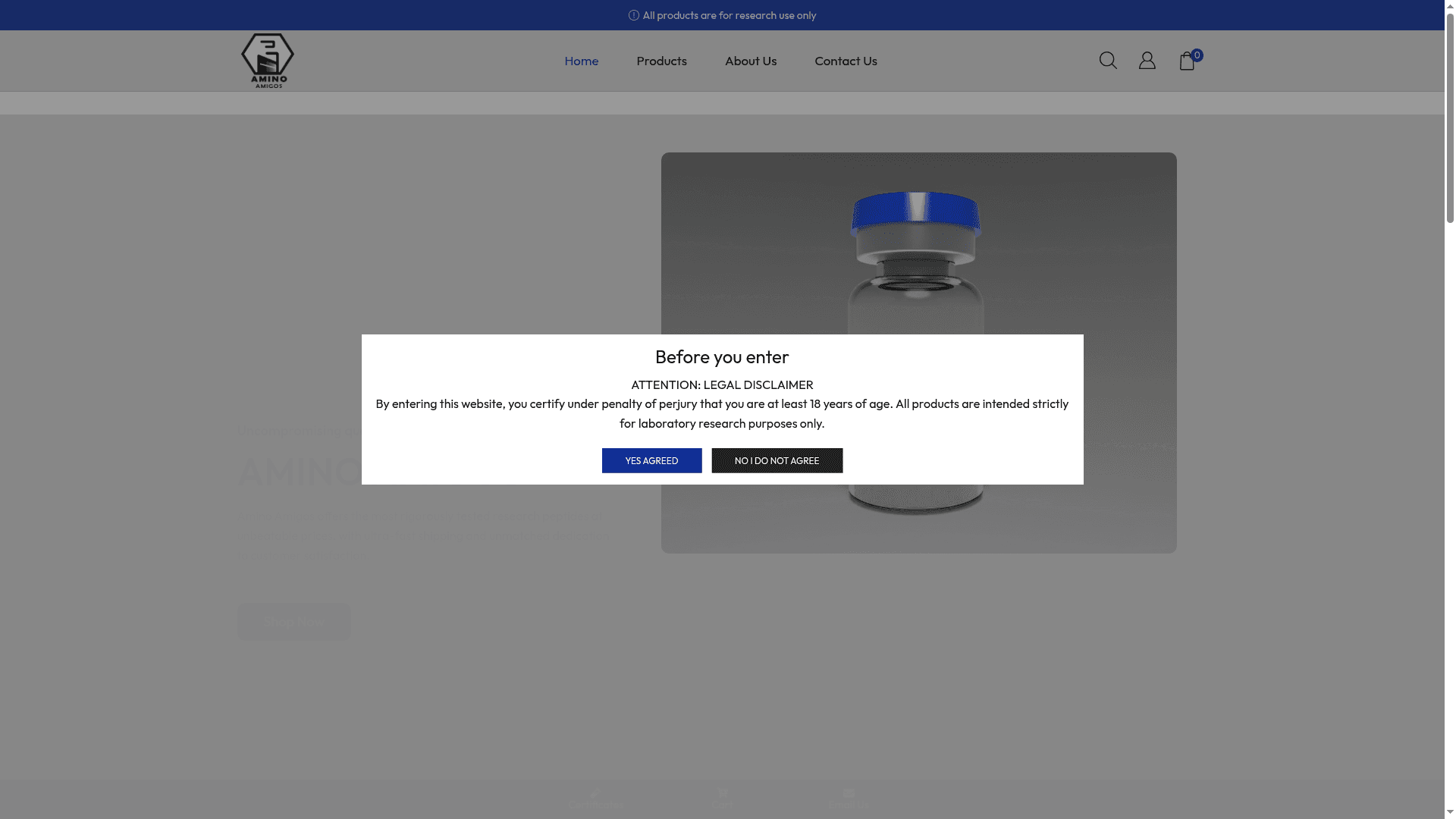 Amino Amigos website