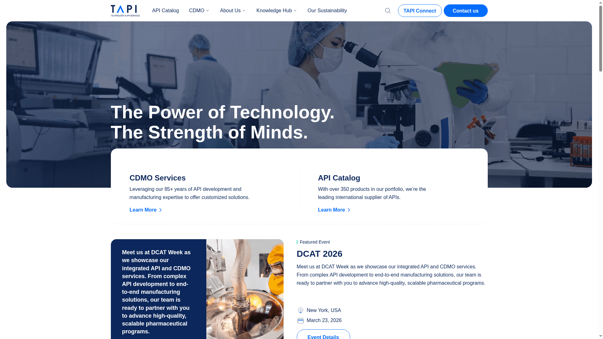 TAPI (Teva API) / Novetide website