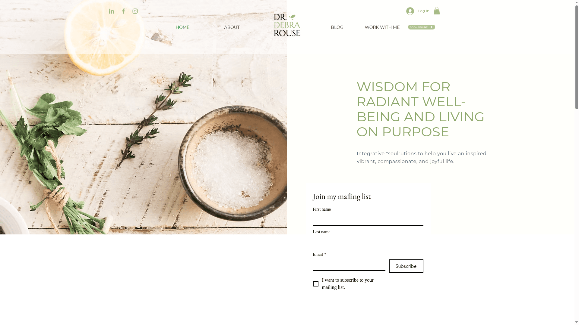 Debra Rouse ND website