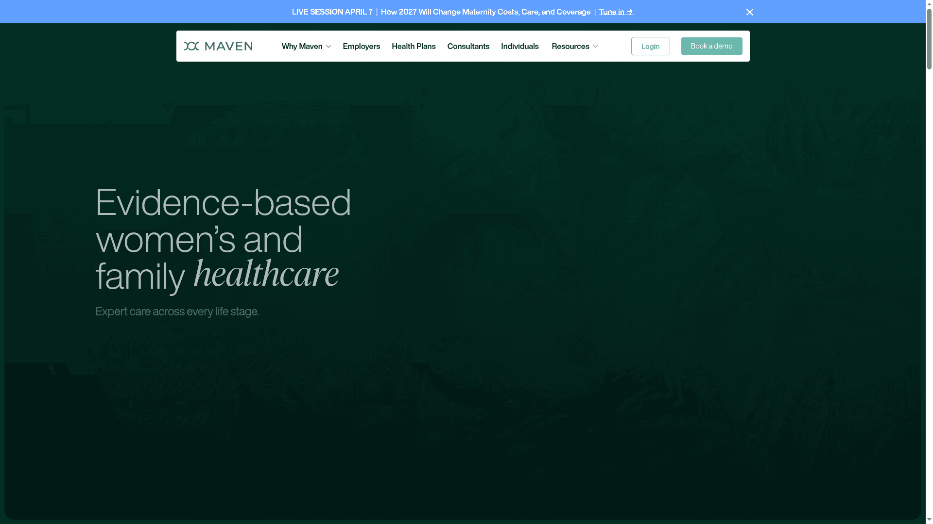 Maven Clinic website