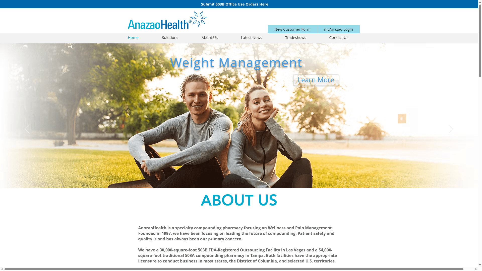 AnazaoHealth Corporation website