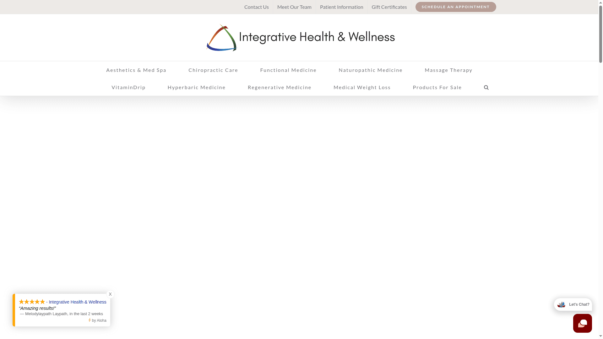 Integrative Health of Lewison website