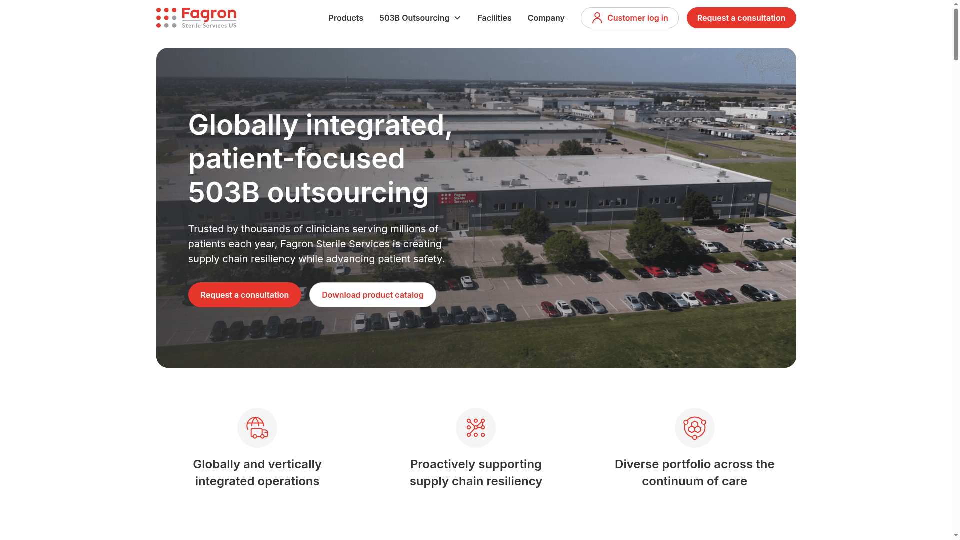 Fagron Compounding Services website