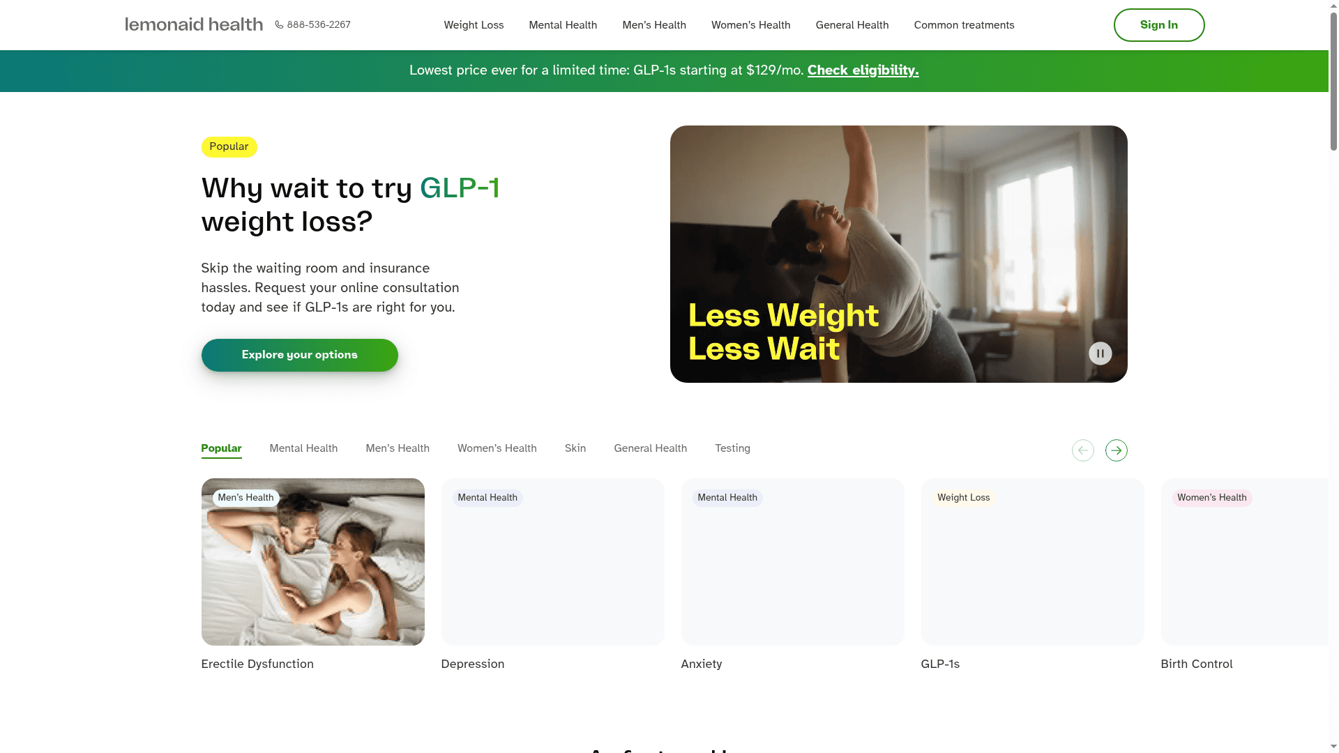 Lemonaid Health website