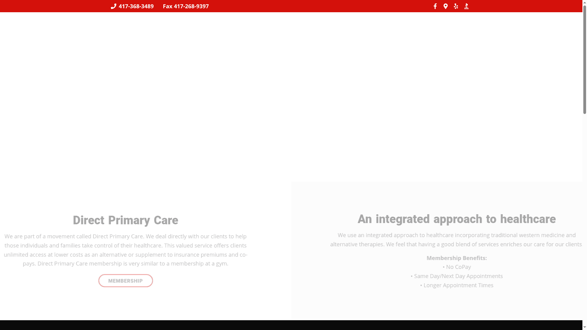 417 Health & Wellness website