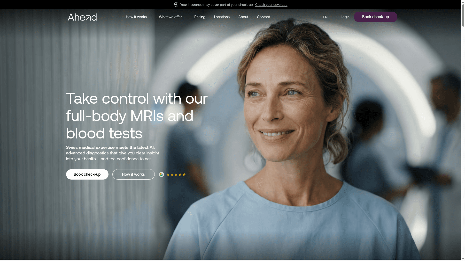 Ahead Health website