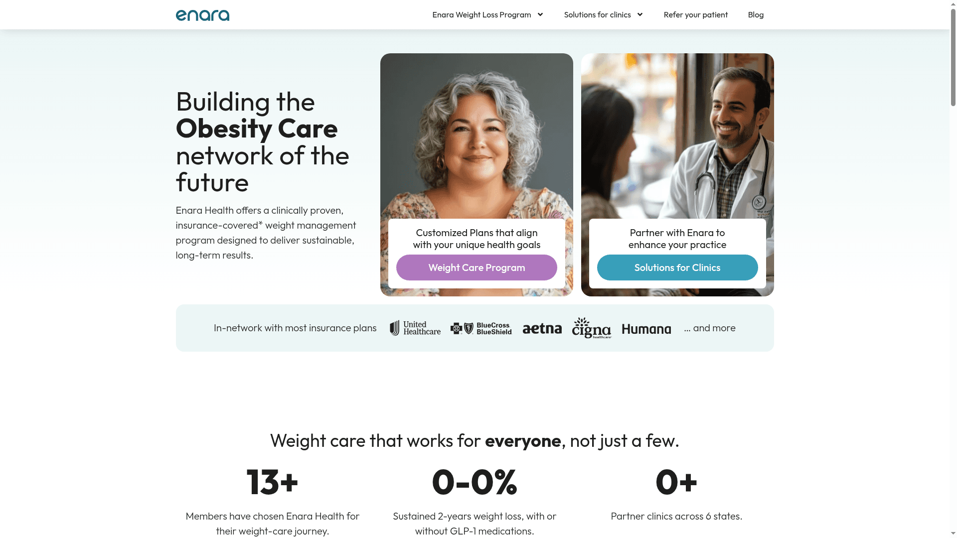 Enara Health website
