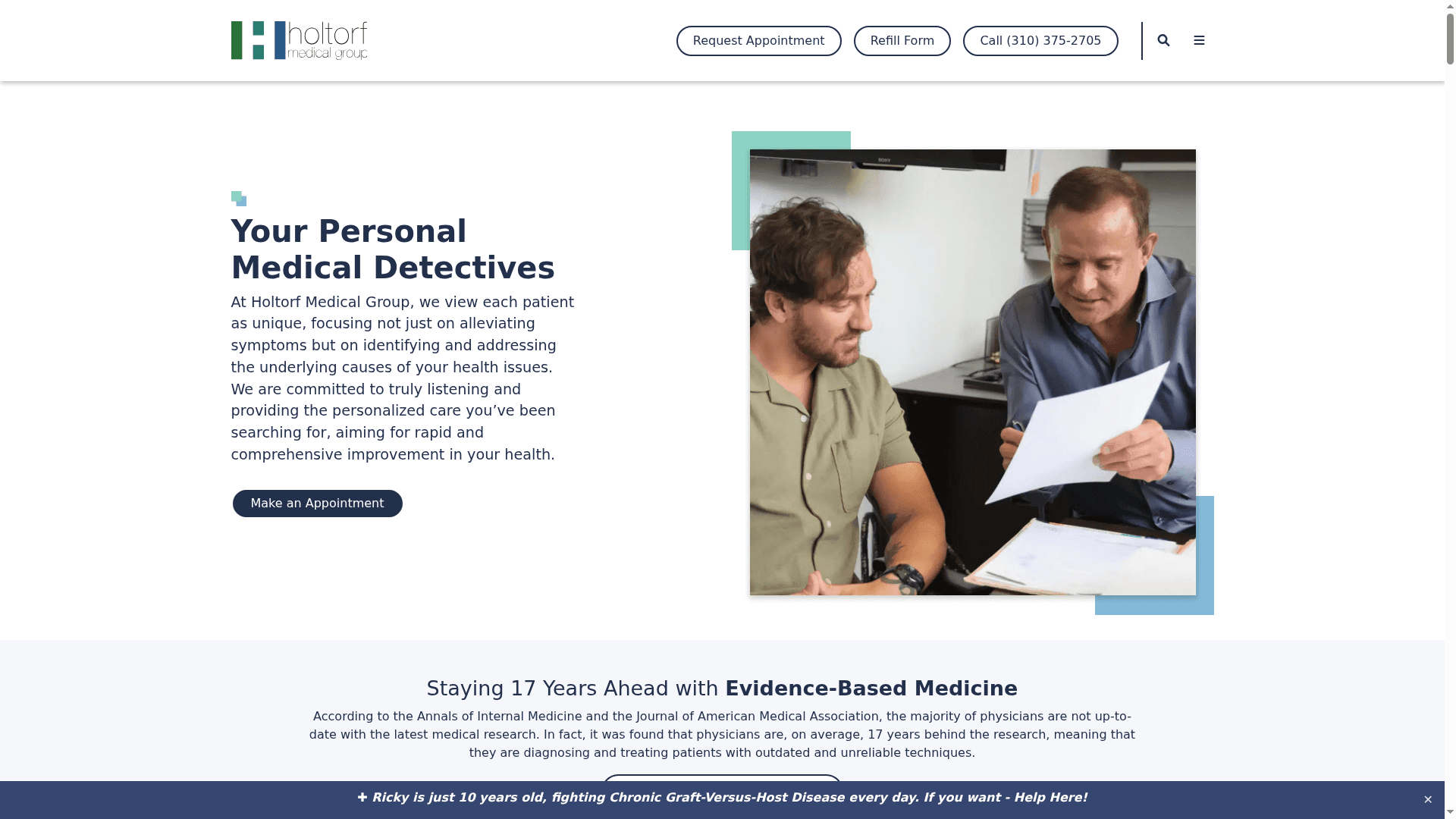 Holtorf Medical Group website